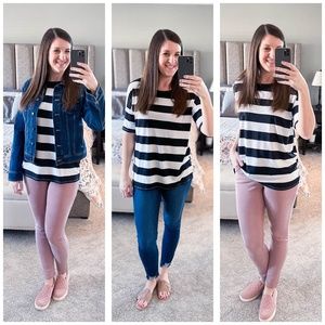 Bold Beauty - Striped Long Sleeve Top